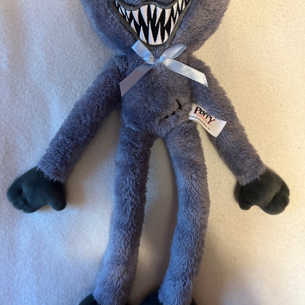 Gray Stuffed Animal Toy Poppy Playtime